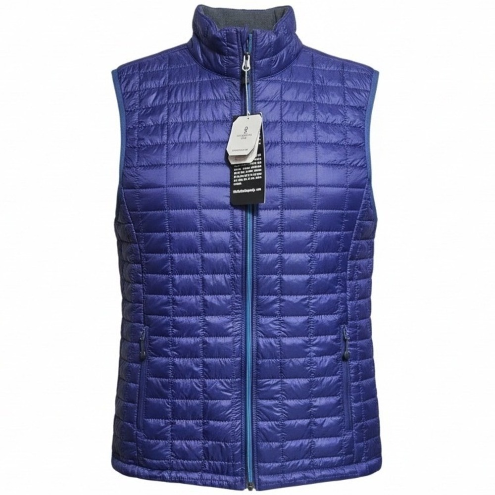 NWT Little Donkey Andy Quilted Puffer Vest Royal Blue Insulated Lightweight‎ M
